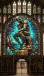Gothic Bioluminescent Stained Glass — preview 3