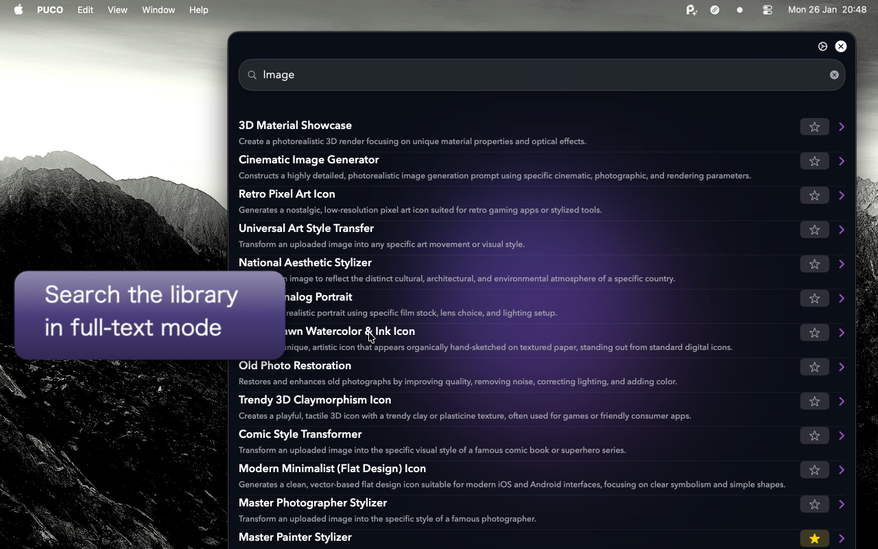 PUCO on Mac — screen 5