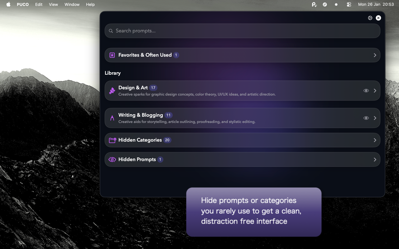 PUCO on Mac — screen 7